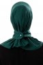 Ceren - Dark Green Practical Viskos Hijab