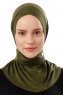 Ceren - Khaki Practical Viskos Hijab