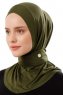 Ceren - Khaki Practical Viskos Hijab