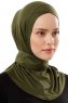 Ceren - Khaki Practical Viskos Hijab