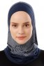Wind Plain - Navy Blue One-Piece Al Amira Hijab
