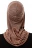 Wind Plain - Dark Taupe One-Piece Al Amira Hijab