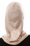 Wind Plain - Light Taupe One-Piece Al Amira Hijab
