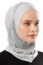 Wind Plain - Light Grey One-Piece Al Amira Hijab