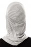 Wind Plain - Light Grey One-Piece Al Amira Hijab