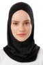 Wind Cross - Black & White One-Piece Al Amira Hijab