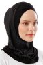 Wind Cross - Black & White One-Piece Al Amira Hijab