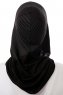 Wind Cross - Black & White One-Piece Al Amira Hijab