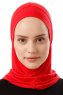 Logo Plain - Red One-Piece Al Amira Hijab