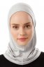Logo Plain - Light Grey One-Piece Al Amira Hijab