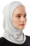 Logo Plain - Light Grey One-Piece Al Amira Hijab