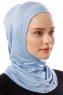 Logo Plain - Light Blue One-Piece Al Amira Hijab