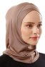 Logo Cross - Dark Taupe One-Piece Al Amira Hijab
