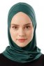 Logo Cross - Dark Green One-Piece Al Amira Hijab