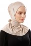 Sportif Plain - Light Taupe Practical Viskos Hijab