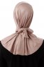 Sportif Plain - Stone Grey Practical Viskos Hijab