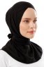 Sportif Cross - Black & Light Grey Practical Viskos Hijab