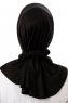 Sportif Cross - Black & Light Grey Practical Viskos Hijab
