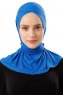 Sportif Cross - Blue Practical Viskos Hijab