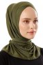 Sportif Cross - Khaki Practical Viskos Hijab