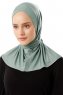 Sportif Cross - Green Practical Viskos Hijab