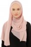 Alara Plain - Dusty Pink One Piece Chiffon Hijab