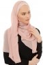 Alara Plain - Dusty Pink One Piece Chiffon Hijab
