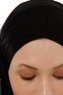 Alara Cross - Black One Piece Chiffon Hijab