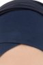 Alara Cross - Navy Blue One Piece Chiffon Hijab