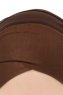 Alara Cross - Brown One Piece Chiffon Hijab