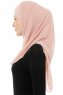 Alara Cross - Dusty Pink One Piece Chiffon Hijab