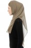 Alara Cross - Olive One Piece Chiffon Hijab