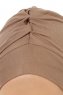 Isra Plain - Dark Taupe One-Piece Viskos Hijab