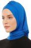 Isra Plain - Blue One-Piece Viskos Hijab