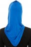 Isra Plain - Blue One-Piece Viskos Hijab