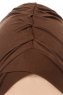 Isra Cross - Brown One-Piece Viskos Hijab