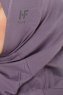Hanfendy Cross Logo - Dark Purple One-Piece Hijab