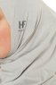 Hanfendy Cross Logo - Light Grey One-Piece Hijab