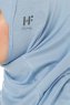 Hanfendy Cross Logo - Light Blue One-Piece Hijab