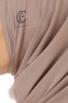 Micro Plain - Stone Grey One-Piece Hijab