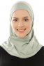 Micro Plain - Green One-Piece Hijab