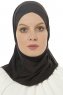 Micro Cross - Black One-Piece Hijab