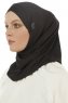 Micro Cross - Black One-Piece Hijab