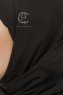 Micro Cross - Black One-Piece Hijab