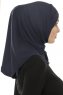 Micro Cross - Navy Blue One-Piece Hijab