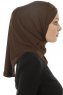 Micro Cross - Brown One-Piece Hijab