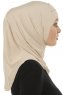 Micro Cross - Light Taupe One-Piece Hijab