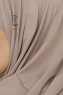Micro Cross - Stone Grey One-Piece Hijab