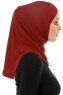 Micro Cross - Bordeaux One-Piece Hijab