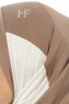 Esin - Dark Taupe & Creme & Light Taupe One-Piece Hijab